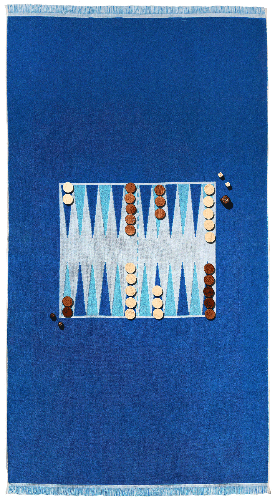 The Southampton Beach Board Backgammon Towel