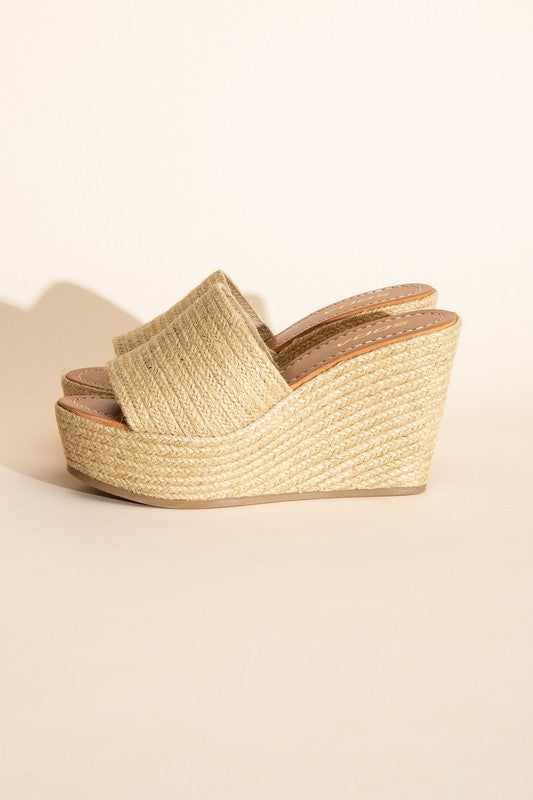 BOUNTY-S JUTE PLATFORM WEDGES  HOUSE OF SHE