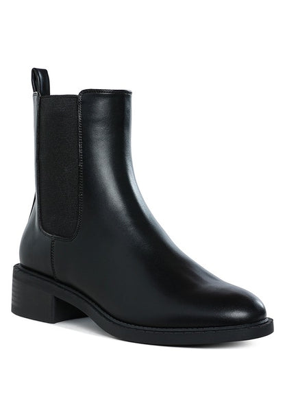 Tripoli Stacked Heel Chelsea Boots