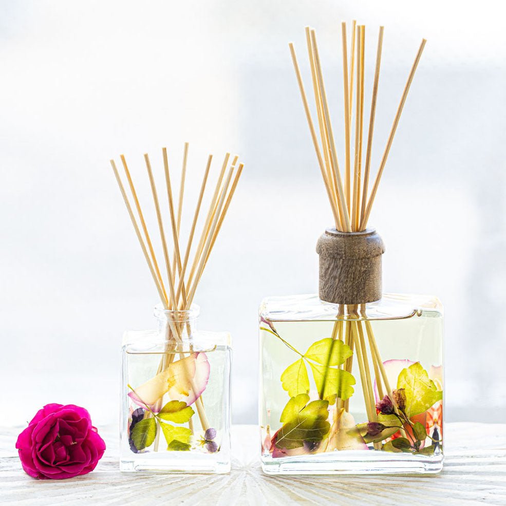Accent Botanical Reed Diffuser - Blushing Rosewood - HOUSE OF SHE