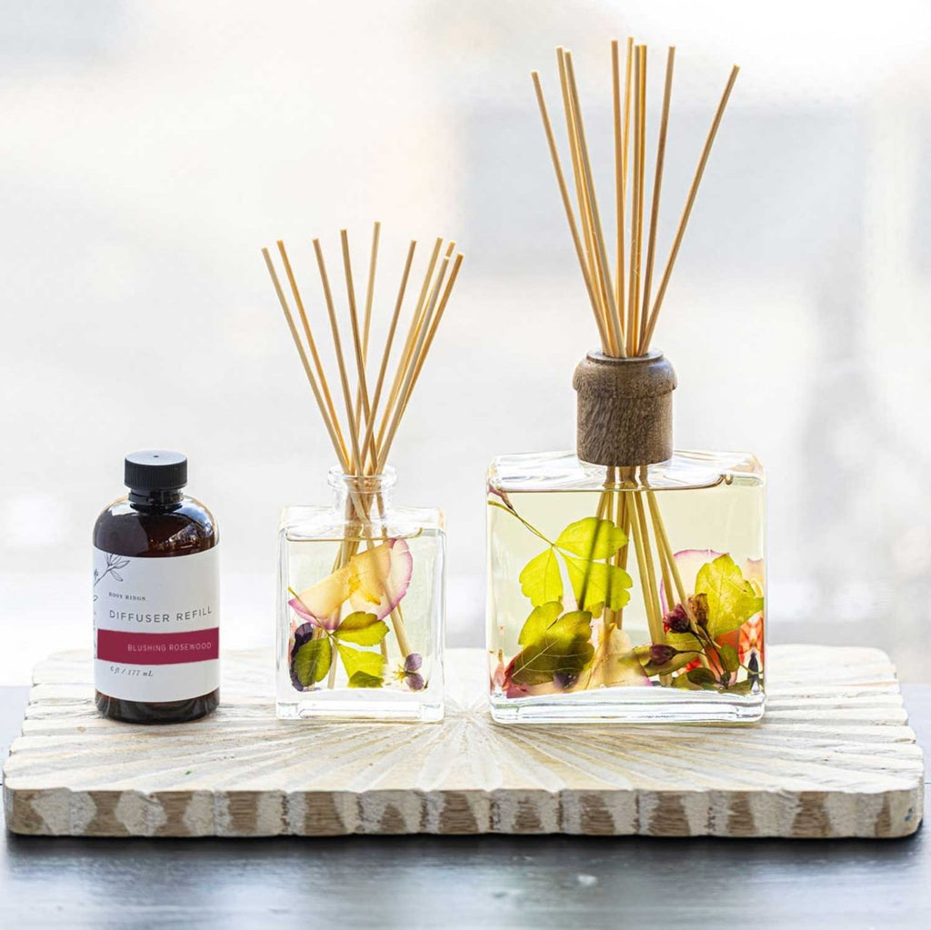 Accent Botanical Reed Diffuser - Blushing Rosewood - HOUSE OF SHE