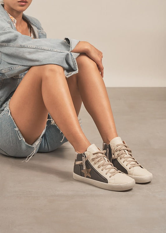 Star, High Top, Sneakers  HOUSE OF SHE