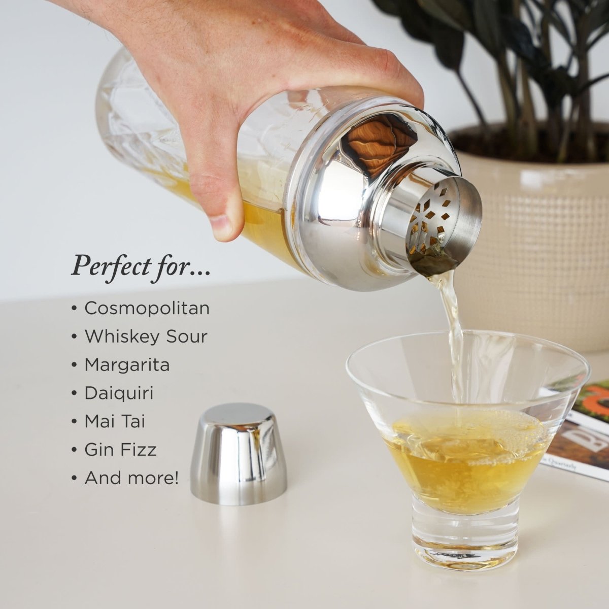 Admiral Crystal Cocktail Shaker - HOUSE OF SHE