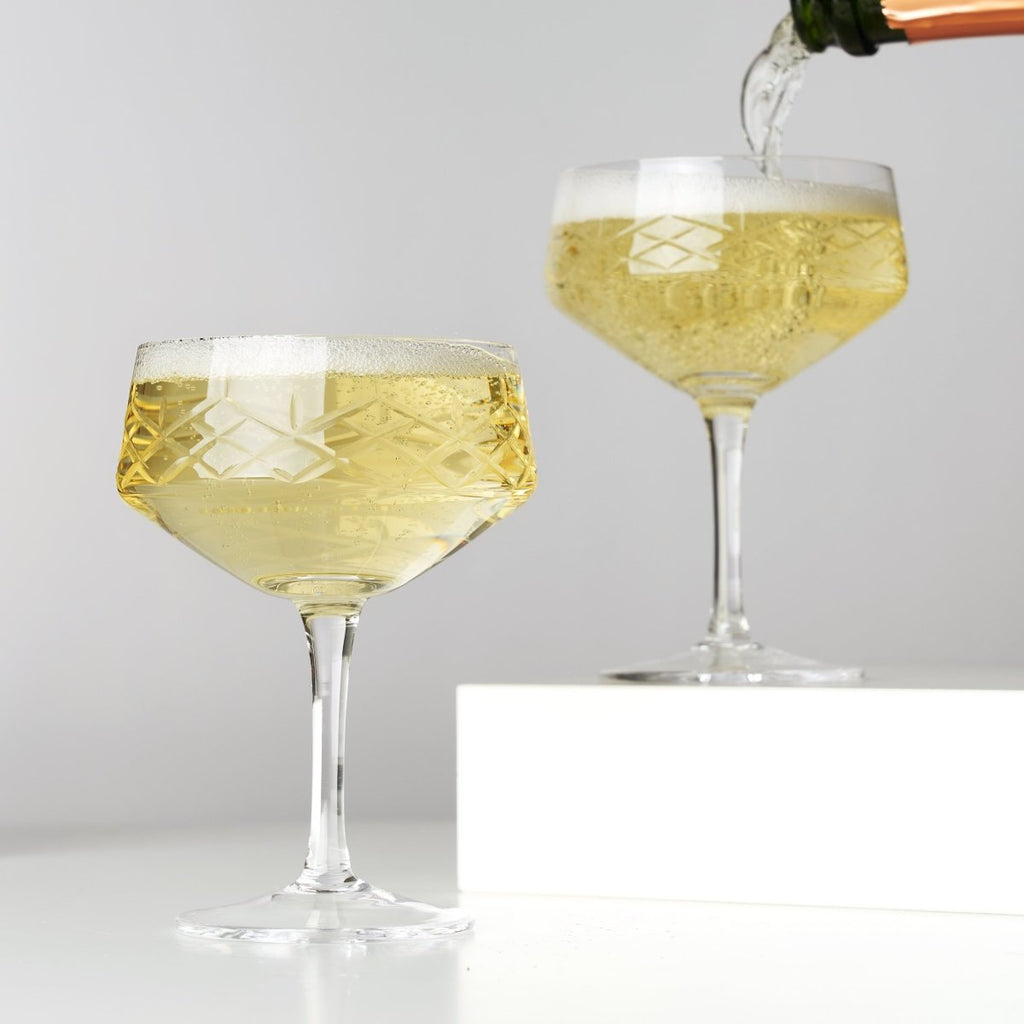Admiral Crystal Coupe Glasses - HOUSE OF SHE