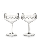 Admiral Crystal Coupe Glasses - HOUSE OF SHE