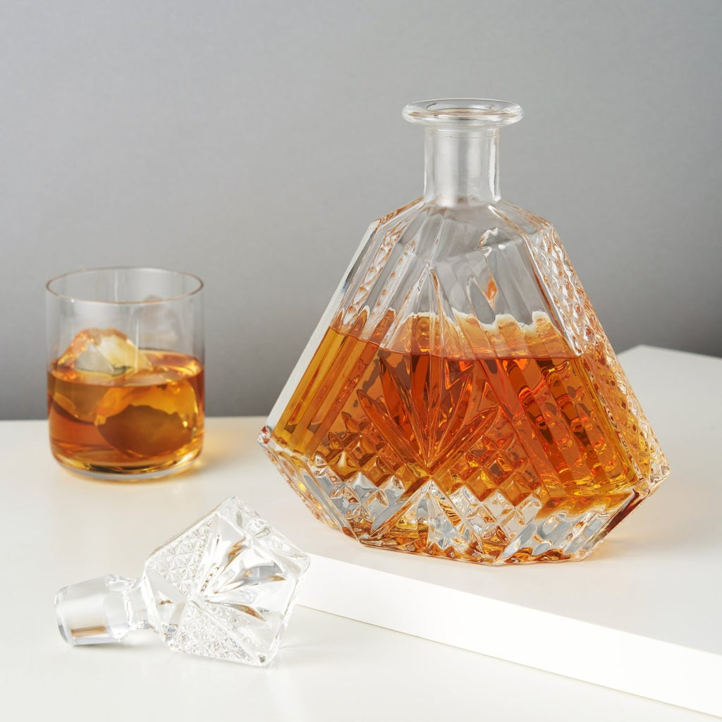 Admiral Crystal Irish Cut Whiskey Decanter - HOUSE OF SHE