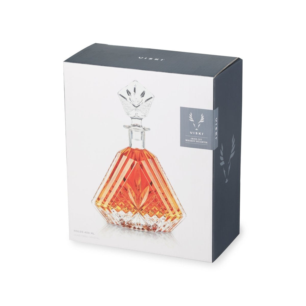 Admiral Crystal Irish Cut Whiskey Decanter - HOUSE OF SHE