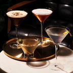 Admiral Crystal Martini Glasses - HOUSE OF SHE