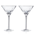 Admiral Crystal Martini Glasses - HOUSE OF SHE