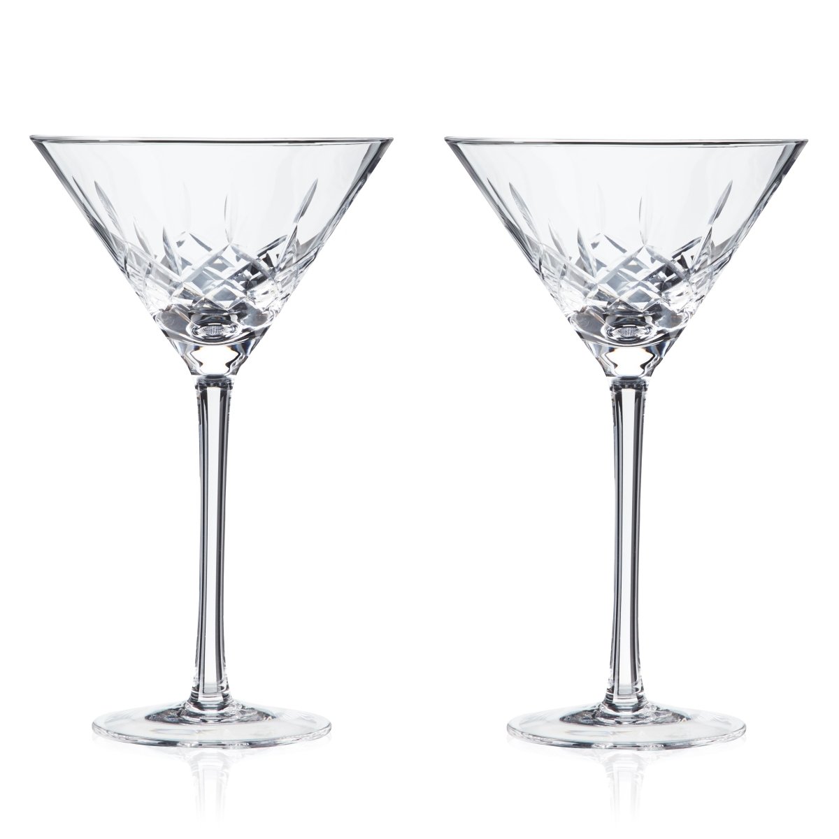 Admiral Crystal Martini Glasses - HOUSE OF SHE