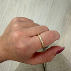 Aimee CZ Bezel Ring - HOUSE OF SHE