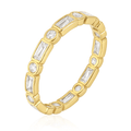 Aimee CZ Bezel Ring - HOUSE OF SHE