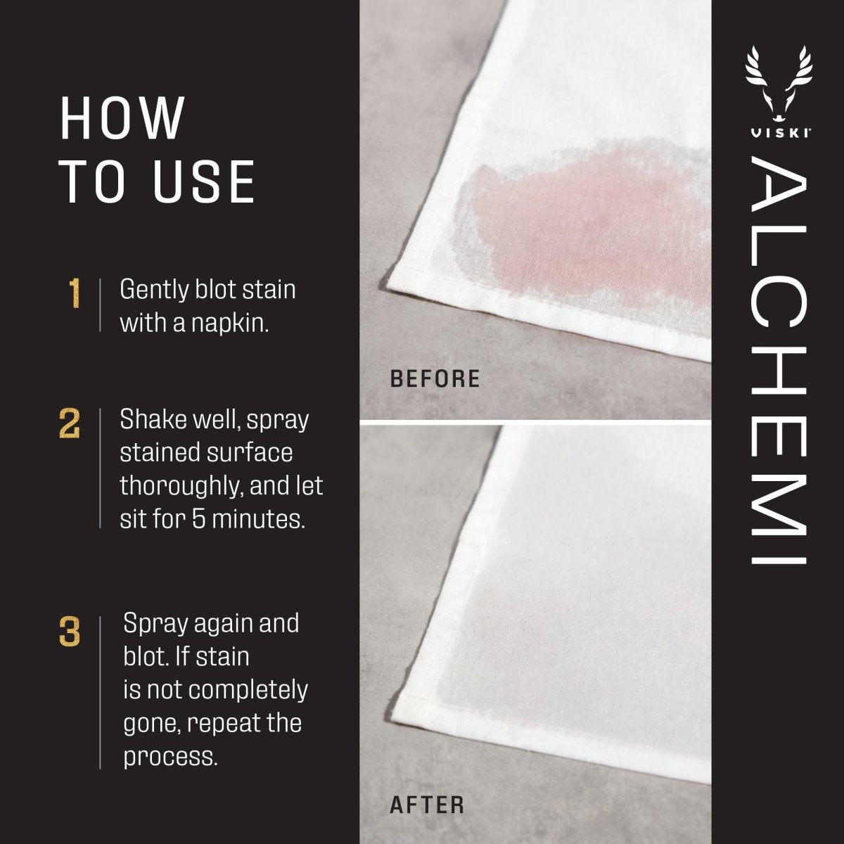 Alchemi Wine Stain Remover, 8 oz. - HOUSE OF SHE