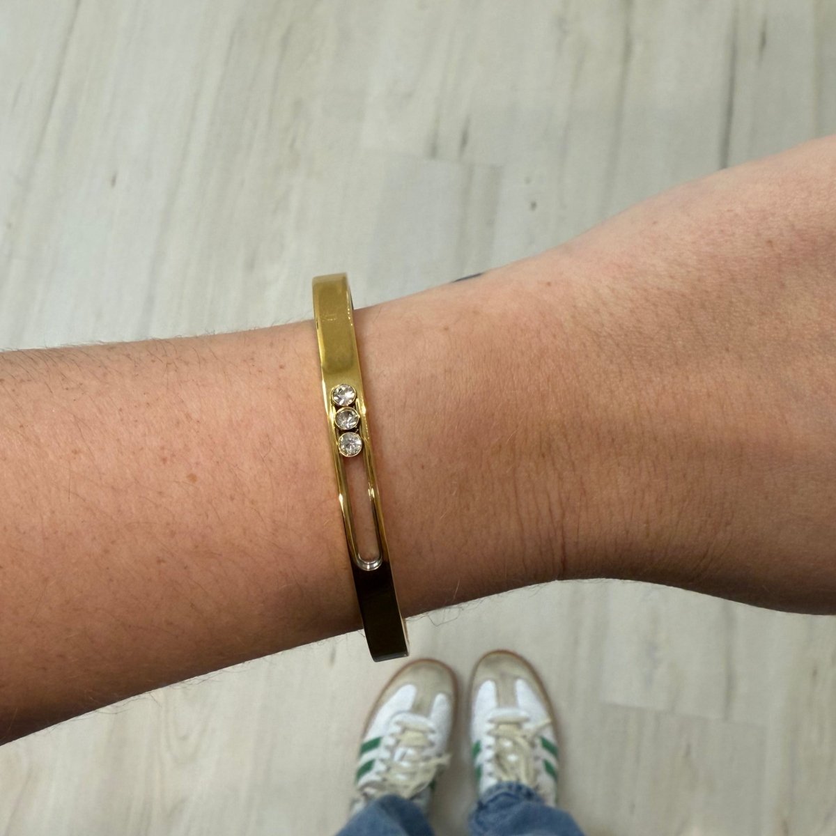 Alex CZ Bezel Bracelet - HOUSE OF SHE