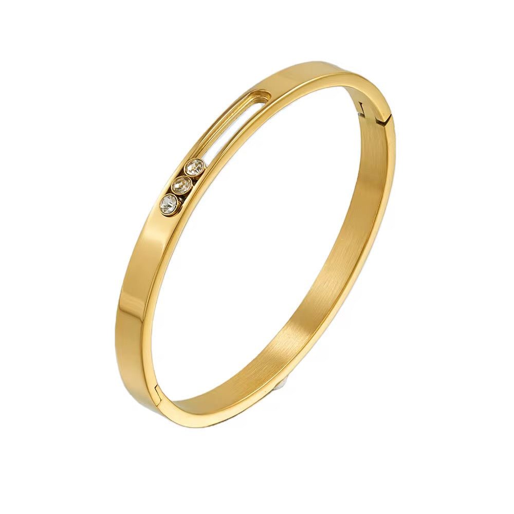 Alex CZ Bezel Bracelet - HOUSE OF SHE