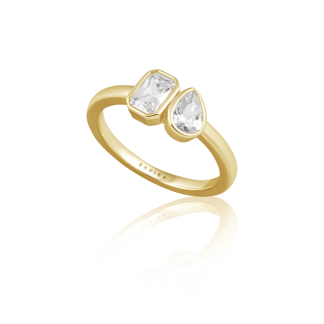 Amber Cz Ring - HOUSE OF SHE