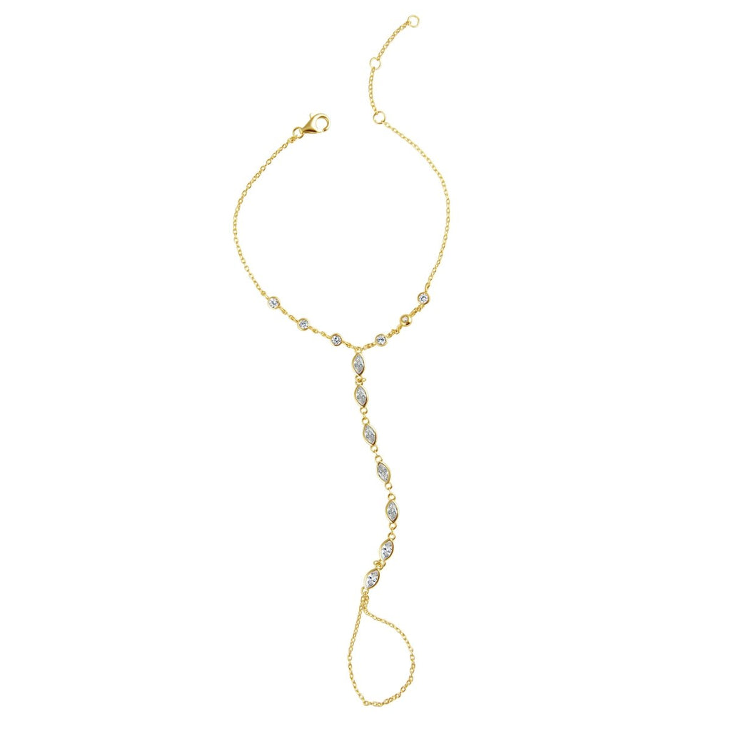 Anastasia Hand Chain Bracelet - HOUSE OF SHE