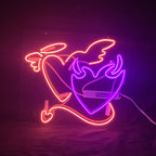 Angels& Demons Heart Neon Signs - HOUSE OF SHE
