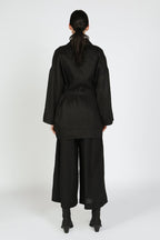 Astana Linen Robe Jacket - HOUSE OF SHE