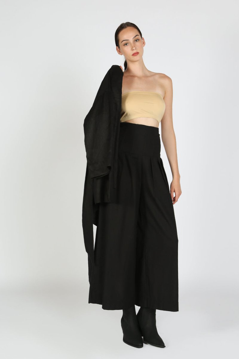 Astana Linen Robe Jacket - HOUSE OF SHE