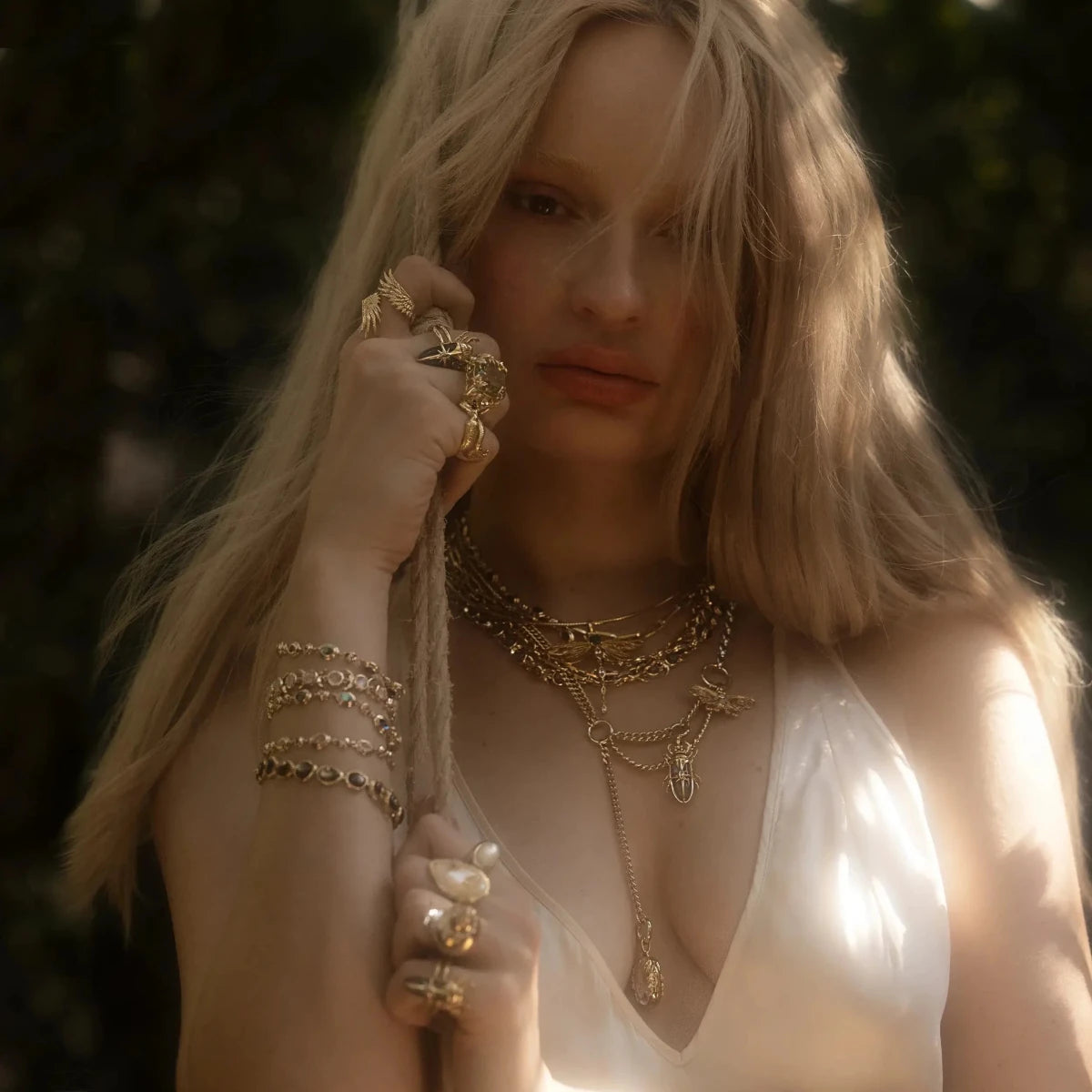 Asymmetrical Charm Collector Necklace - HOUSE OF SHE