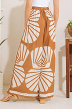 AWAITING LOVE WOVEN KIMONO COVER UP AND PANT SET - HOUSE OF SHE