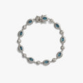 Gemstone Tennis Bracelet
