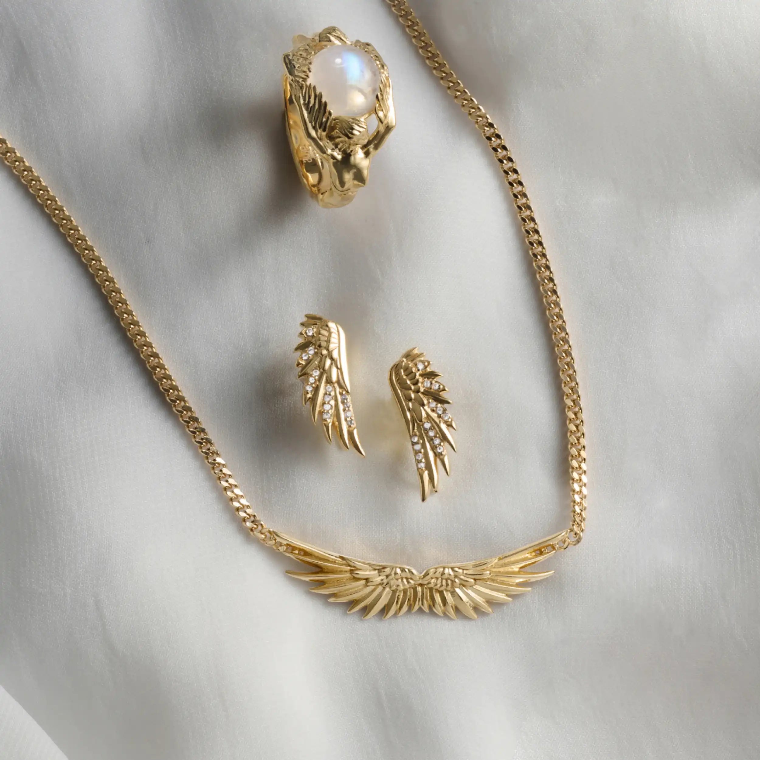 Wings Cuban Necklace