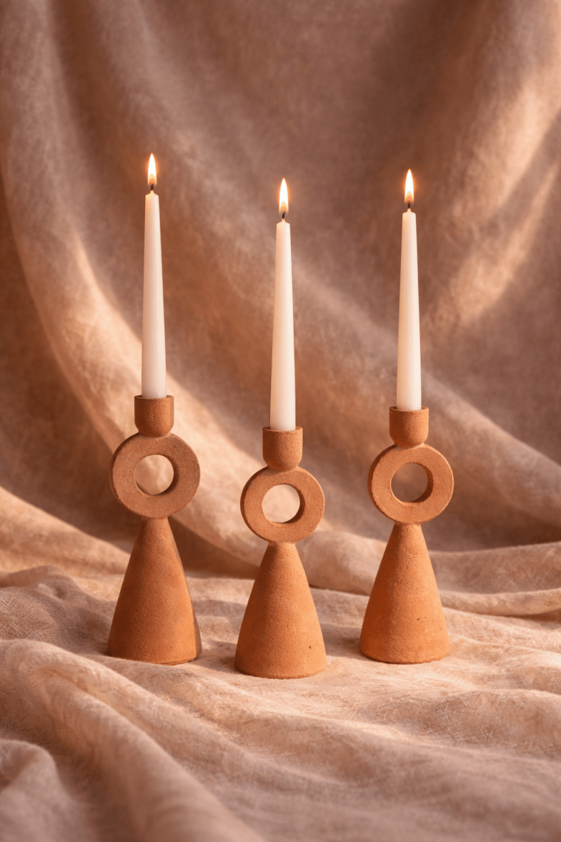 Azu & Asha Candle Holder by MESO - HOUSE OF SHE
