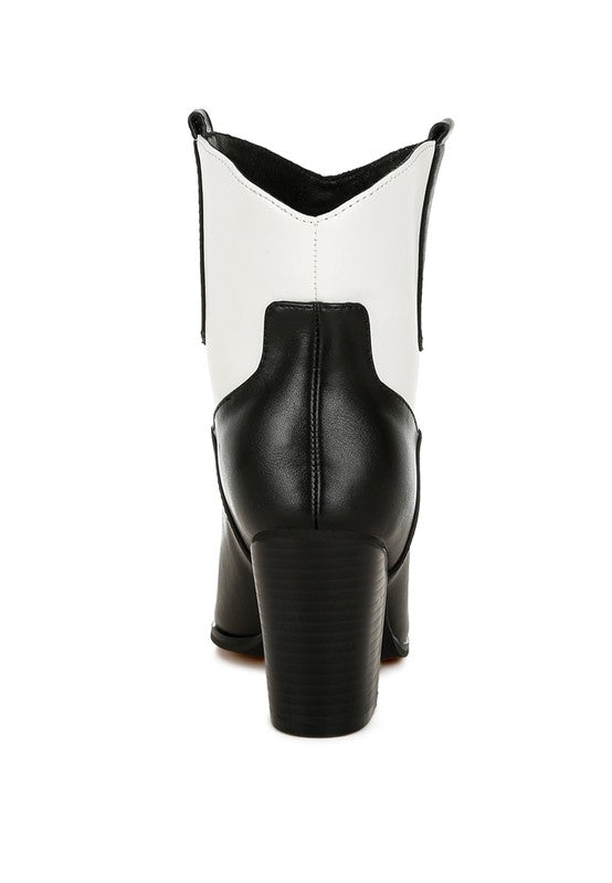 Gallops Two Tone Cowboy Boots - HOUSE OF SHE