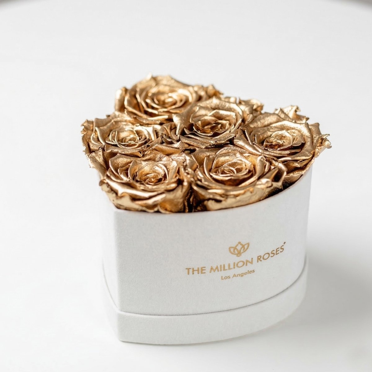 Baby Heart Beige Box | Gold Roses - HOUSE OF SHE