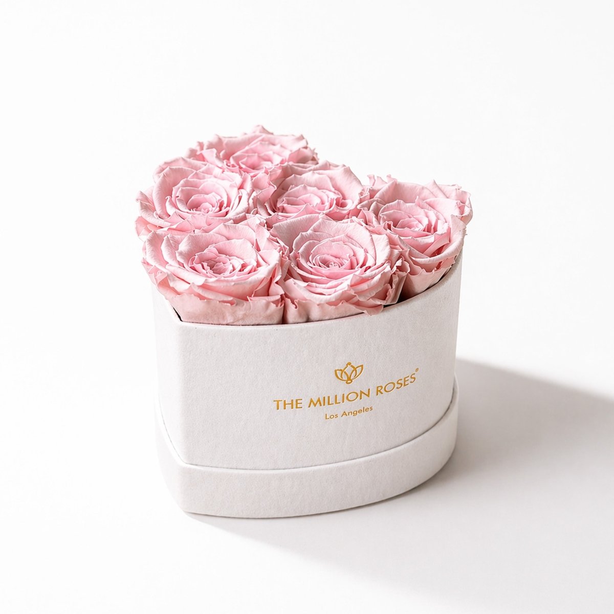 Baby Heart Beige Box | Light Pink Roses - HOUSE OF SHE