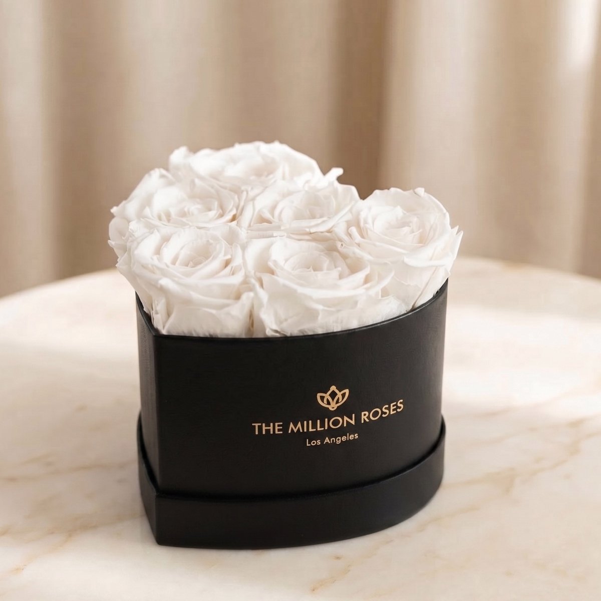 Baby Heart Black Box | White Roses - HOUSE OF SHE