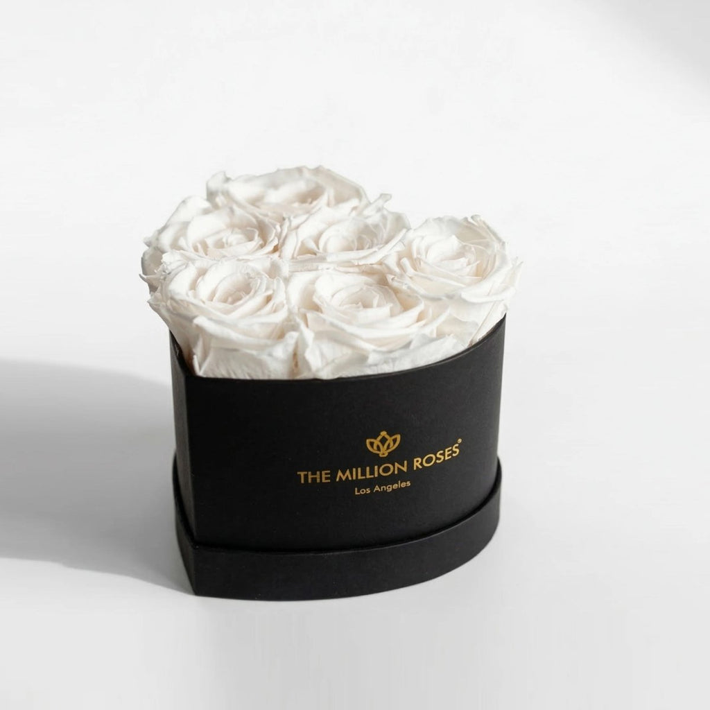 Baby Heart Black Box | White Roses - HOUSE OF SHE