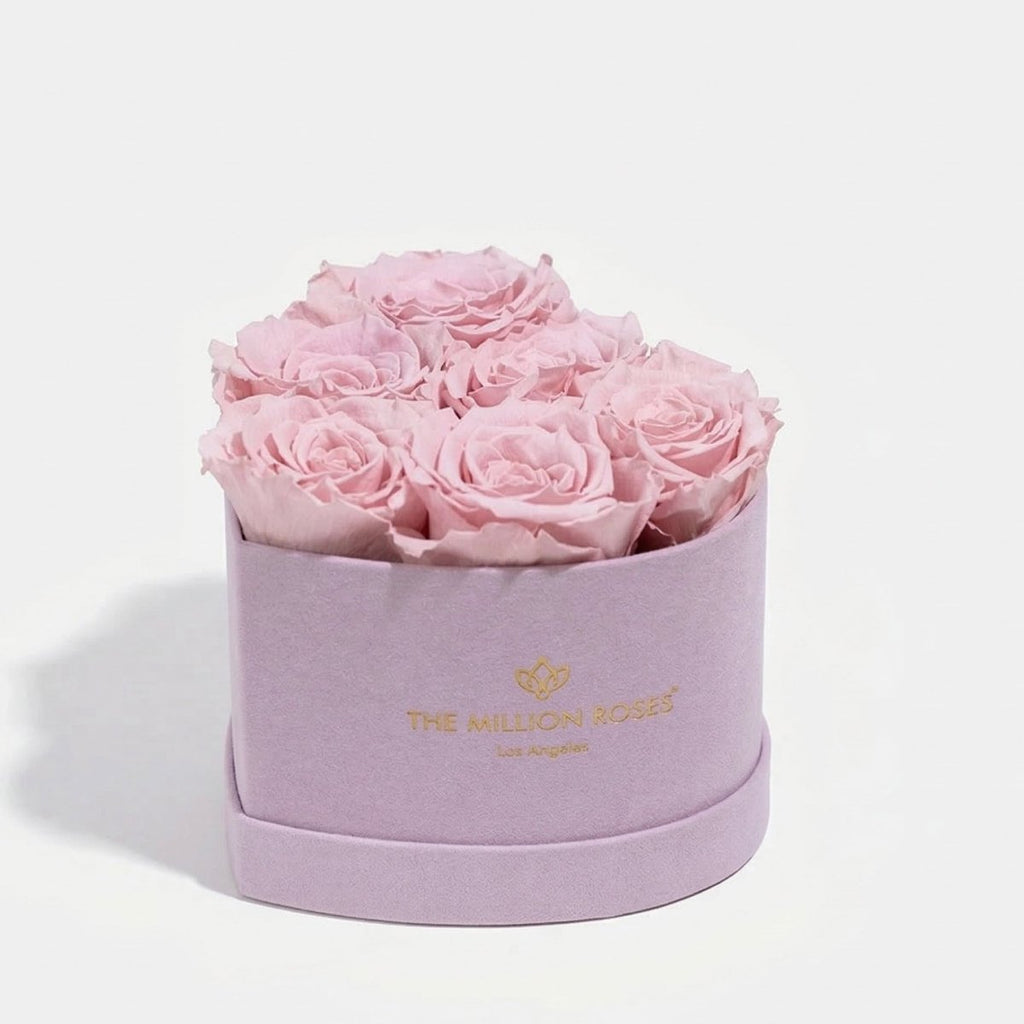 Baby Heart Light Pink Box | Light Pink Roses - HOUSE OF SHE