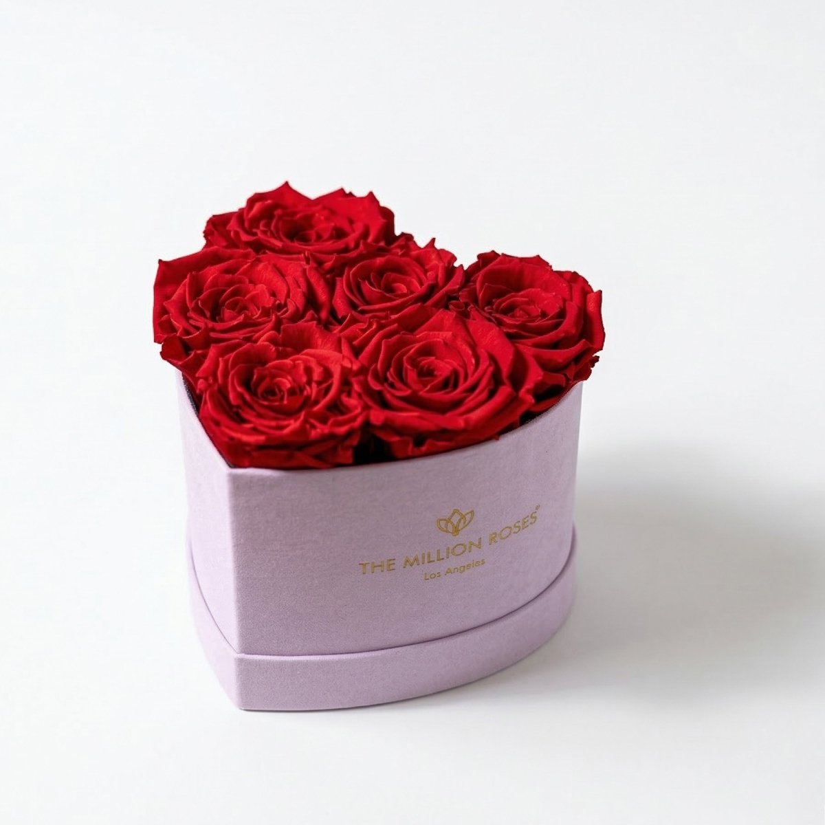 Baby Heart Light Pink Box | Red Roses - HOUSE OF SHE