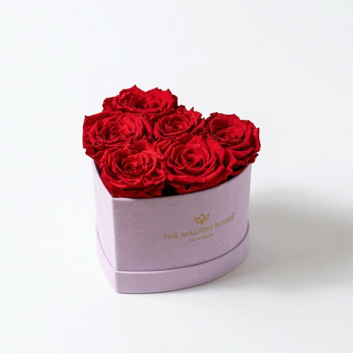 Baby Heart Light Pink Box | Red Roses - HOUSE OF SHE