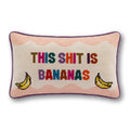 Bananas Needlepoint Pillow - HOUSE OF SHE