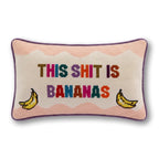Bananas Needlepoint Pillow - HOUSE OF SHE