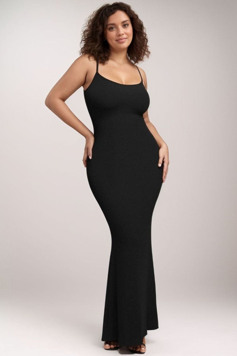 Basic Bae Built - In Shapewear Sleeveless Maxi Dress - HOUSE OF SHE