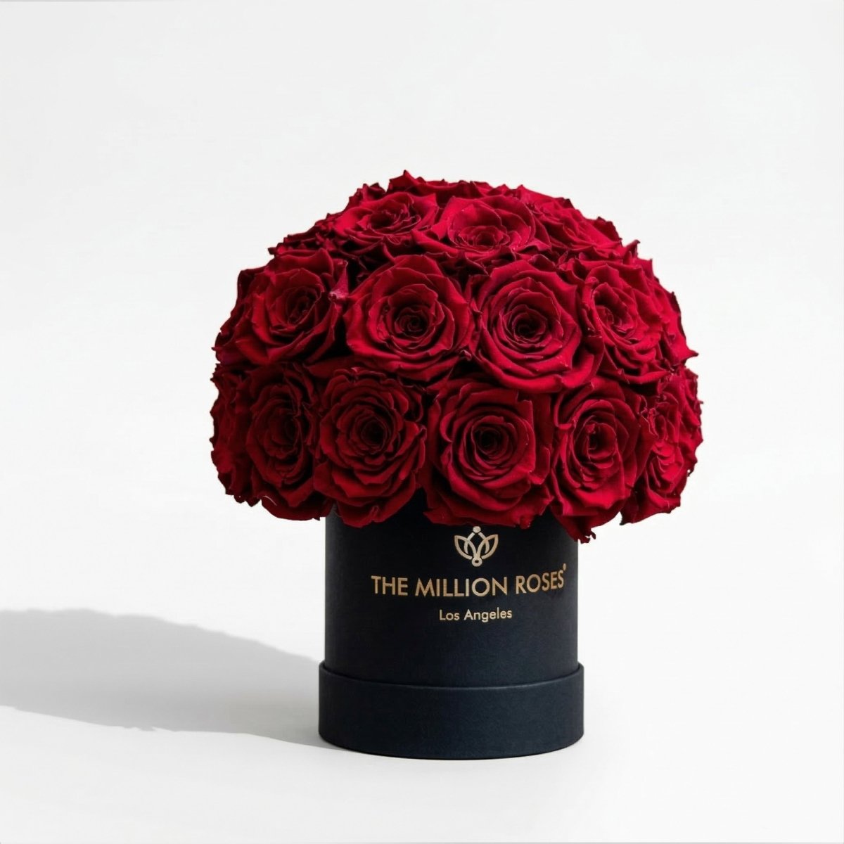 Basic Black Superdome Box | Red Roses - HOUSE OF SHE