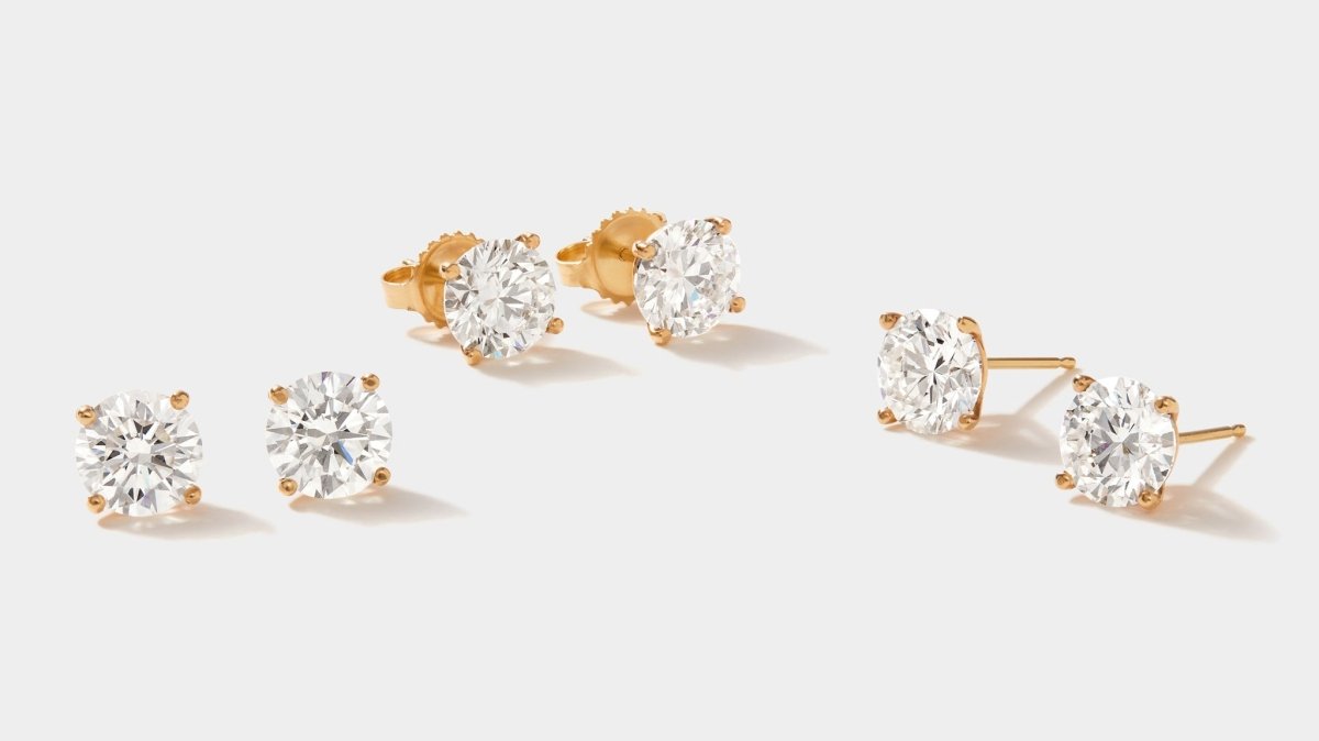 Beacon | Lab Grown Diamond Stud Earrings - HOUSE OF SHE