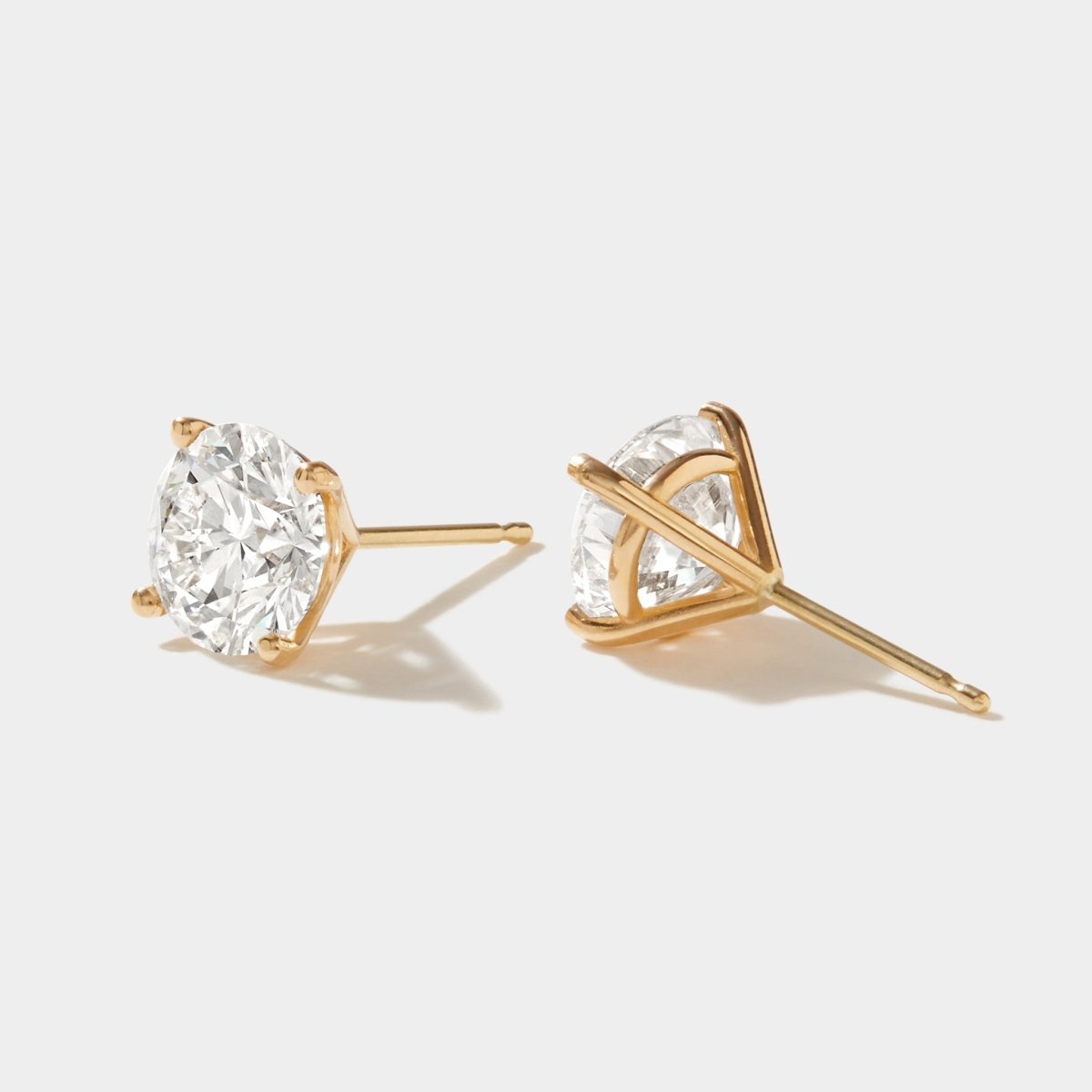Beacon | Lab Grown Diamond Stud Earrings - HOUSE OF SHE