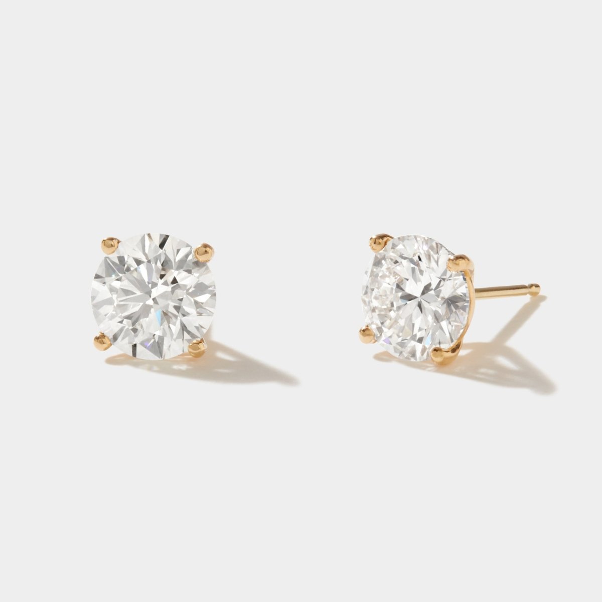 Beacon | Lab Grown Diamond Stud Earrings - HOUSE OF SHE