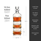 Beau Stacking Decanter Set - HOUSE OF SHE