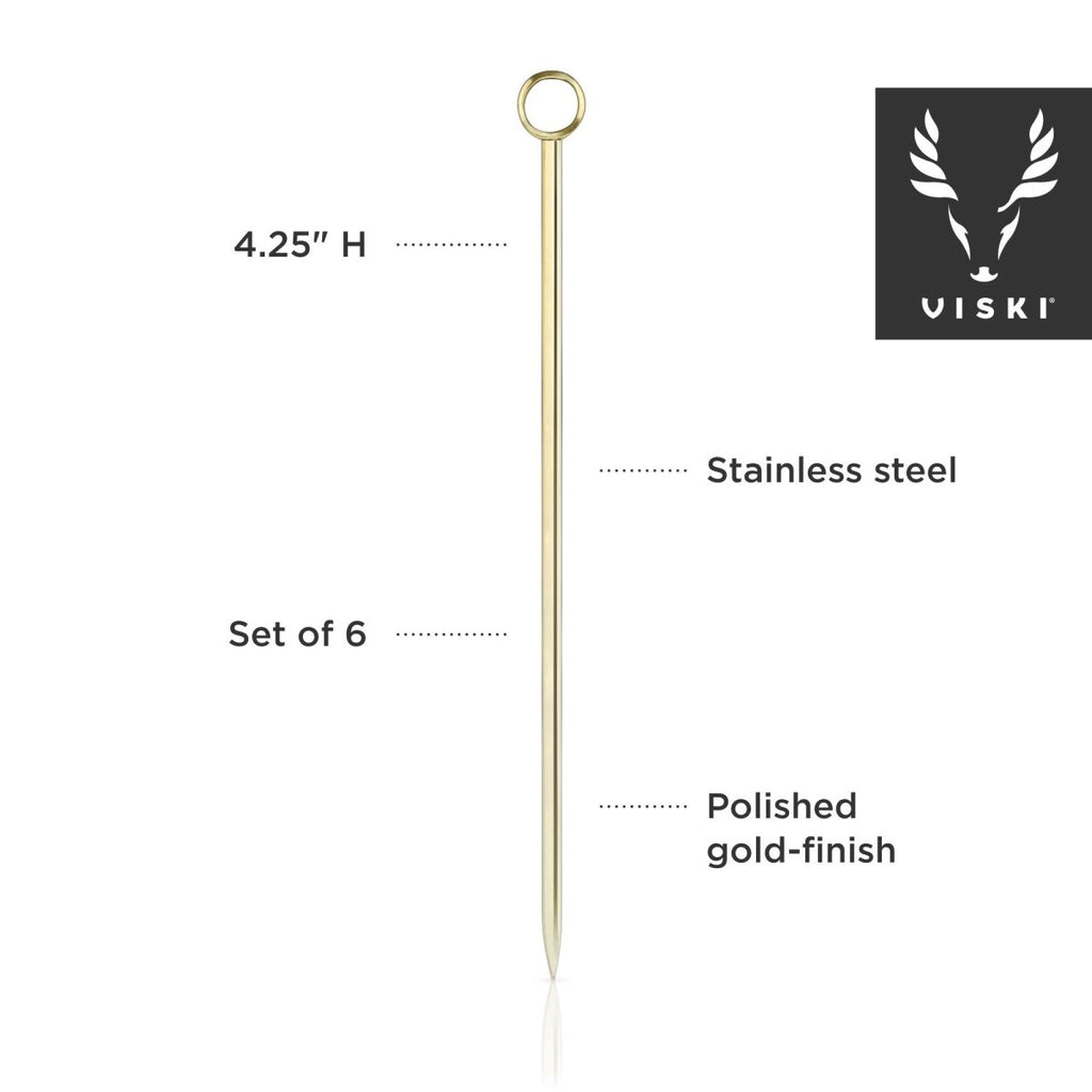 Belmont Cocktail Picks Set of 6 - HOUSE OF SHE