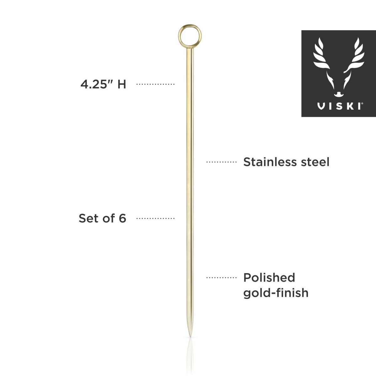 Belmont Cocktail Picks Set of 6 - HOUSE OF SHE
