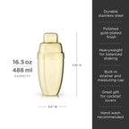 Belmont Heavyweight Cocktail Shaker - HOUSE OF SHE