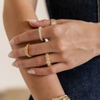 Bezel Heart Ring - HOUSE OF SHE