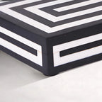 Black White Resin Inlay Concentric Decorative Box - 8 Sizes - HOUSE OF SHE